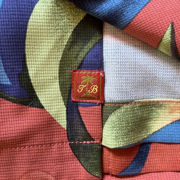 Tommy Bahama 100% Silk Camp Shirt Orchid Print XL Multicolor - Picture 17 of 17